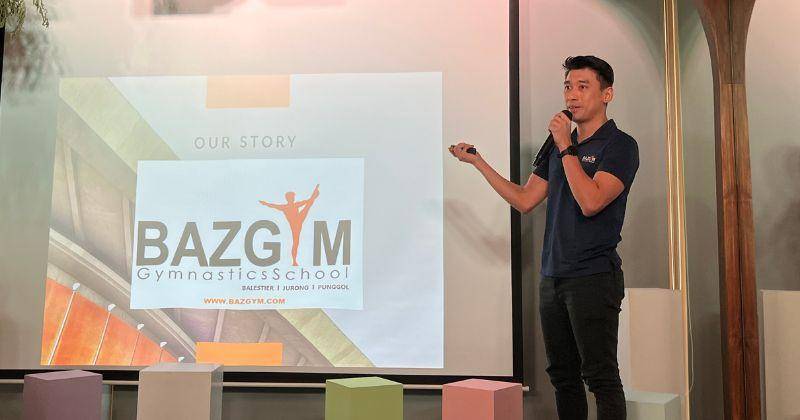 Paparan dari Wen Kai, direktur Bazgym Gymnastics School. 
21 September 2024. - Popmama.com/Anggia Ramadhani Fitri